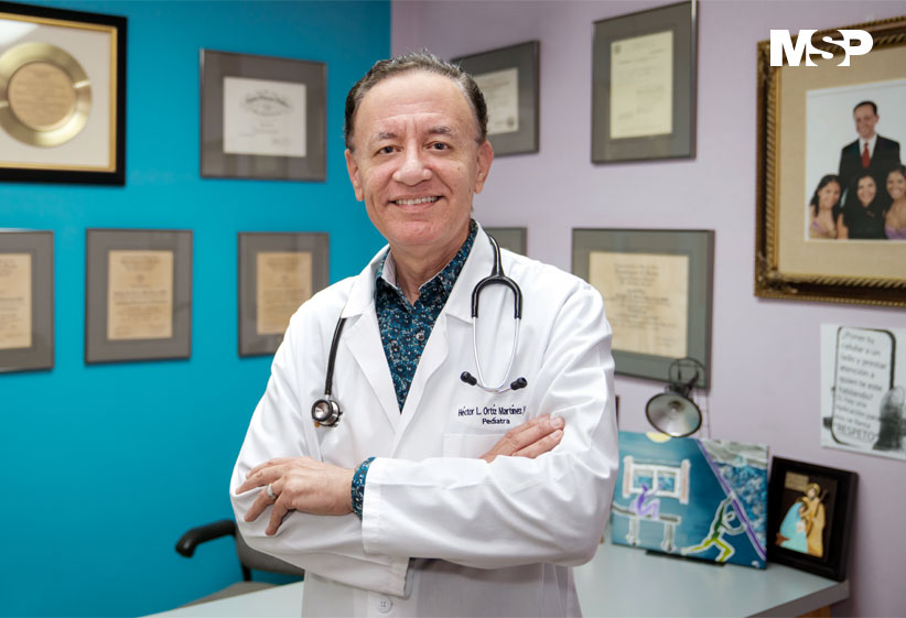 onore ai suoi giorni.  Dr. Hector Ortiz, attore brillante in pediatria