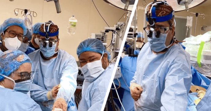 Cirujanos salvan la vida de paciente no apto para cirugía con su propia válvula