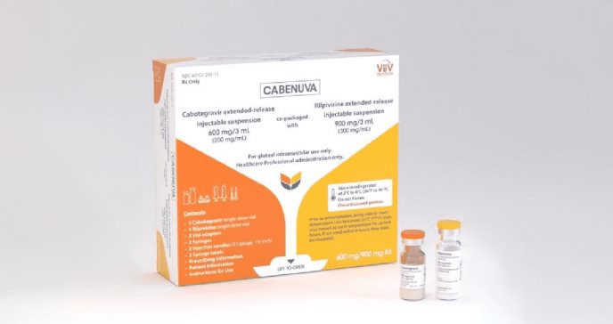 FDA aprueba la dosificación de 2 meses del fármaco inyectable para el VIH Cabenuva