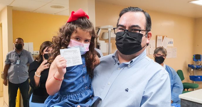 Departamento de Salud inicia vacunación contra el COVID-19 en menores de 5 años