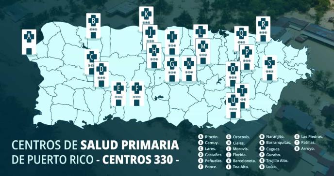 Centros 330 disponibles para ofrecer atención primaria a damnificados por el Huracán Fiona en Puerto Rico