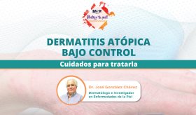Dermatitis atópica bajo control: cuidados para tratarla