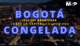 Bogotá congelada: Inusual granizada cubrió la capital de Colombia - #EspecialMSP