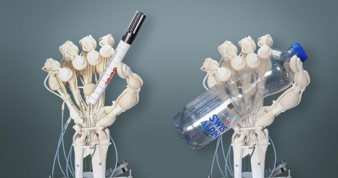 Investigadores logran imprimir mano robótica con huesos, ligamentos y tendones hechos de polímeros