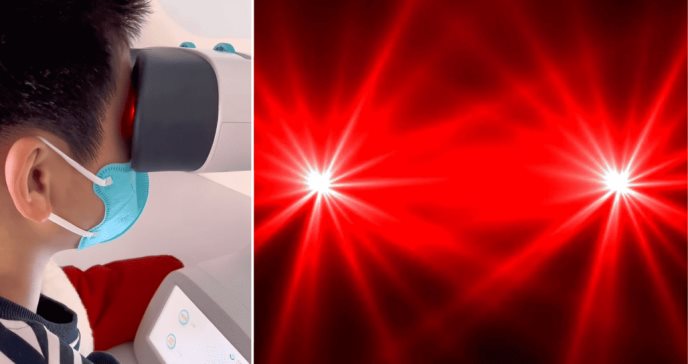 Terapia con luz roja de baja intensidad para tratar miopía podría tener efectos adversos en la retina