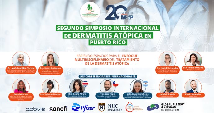 Llega el Segundo Simposio de Dermatitis Atópica con expertos nacionales e internacionales a Puerto Rico
