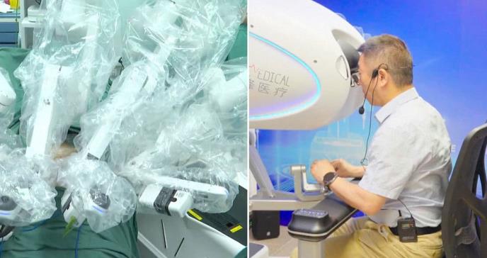 Médico realiza primera telecirugía de extirpación de próstata a paciente en China desde Italia
