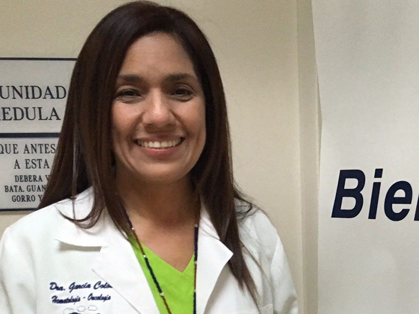 Doctora Maribel García Colón, hematóloga y oncóloga pediatra.