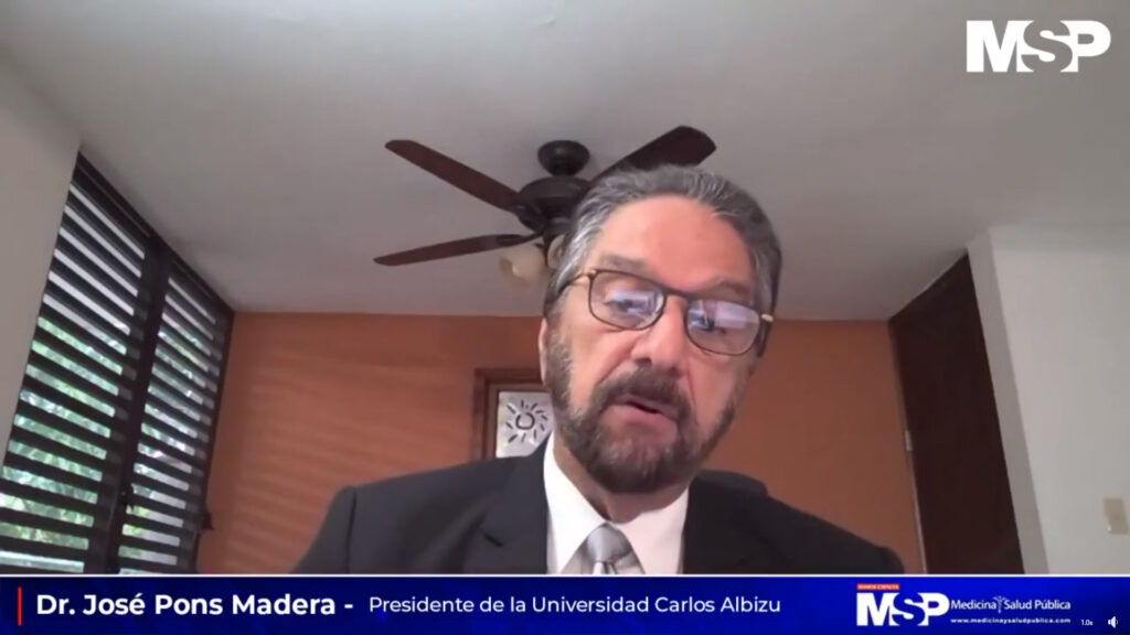 Dr. José Pons Madera, Presidente de la Universidad Carlos Albizu.